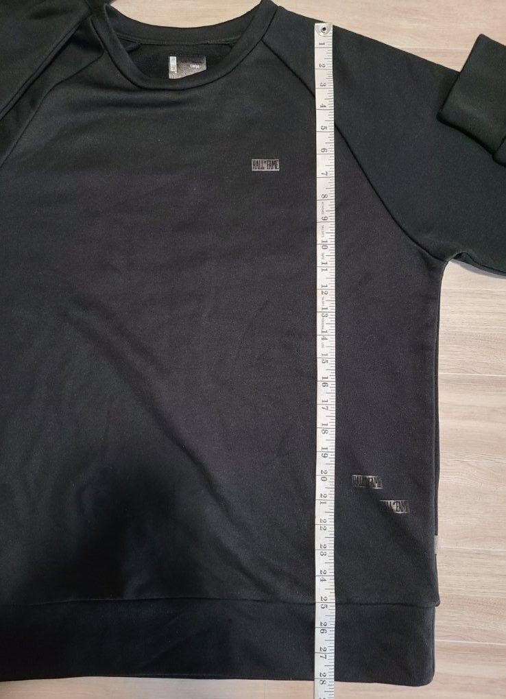 Hall Of Fame Sweatshirt Mens L Black Crewneck Streetwear Logo Patch Nwot — image 7 of 8